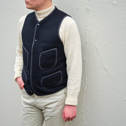 BEACH CLOTH VEST NAVY
