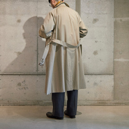 SINGLE RAGLAN COAT Ⅹ GABARDINE BEIGE