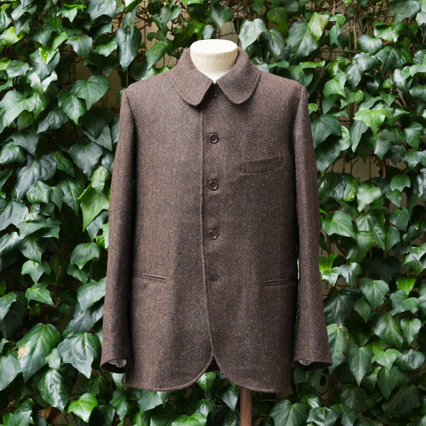 ALBERT SHETLAND TWEED HERRING-BONE