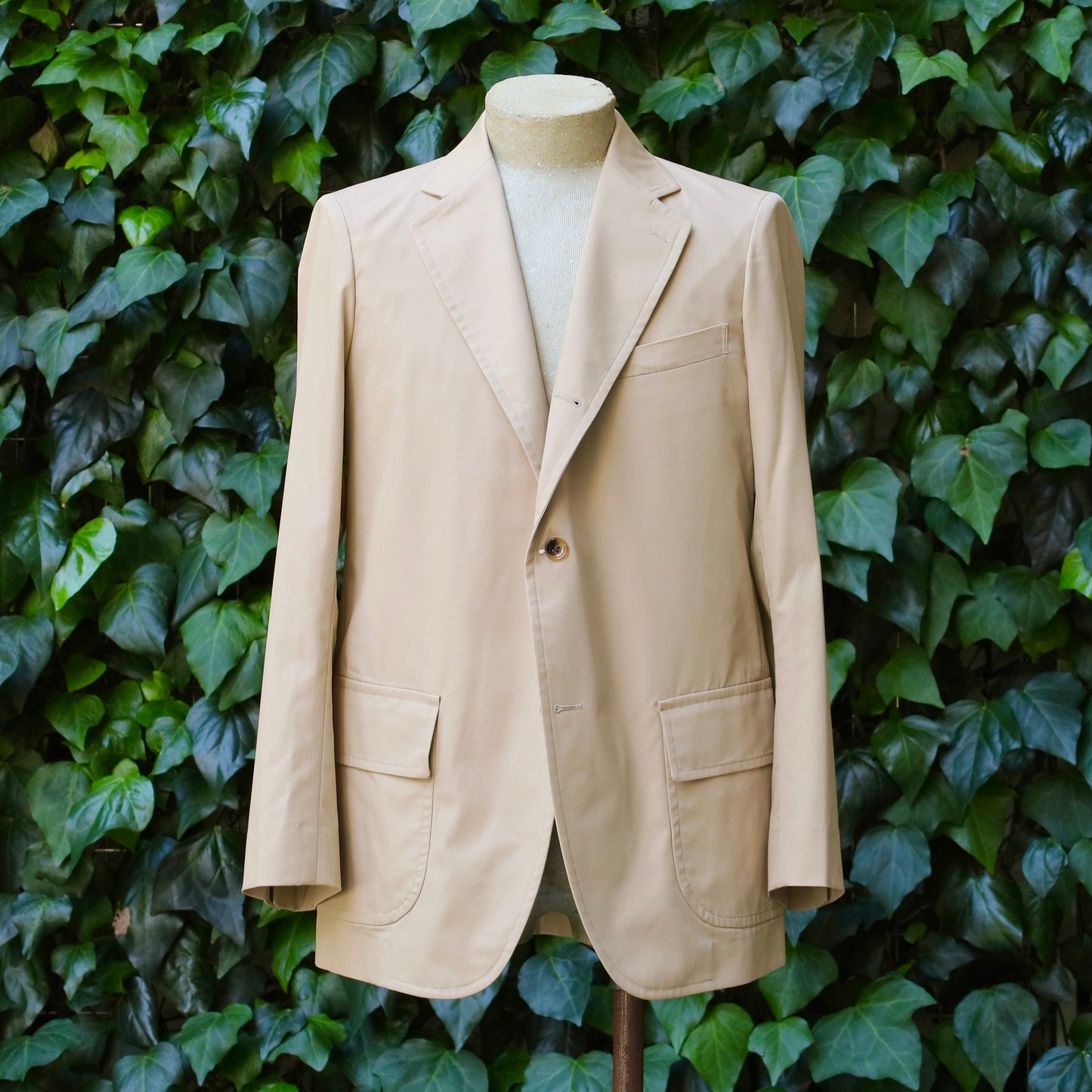 UNIVERSITY JACKET POPLIN BEIGE