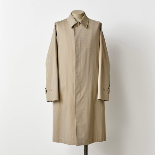 SINGLE RAGLAN COAT GABARDINE BEIGE