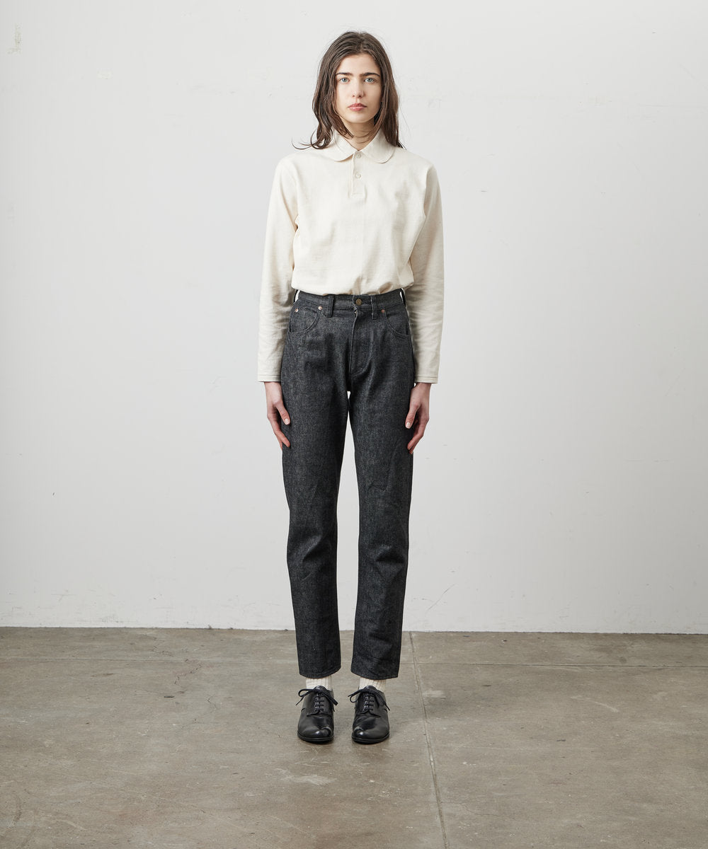 618 MARILYN Ⅱ DENIM BLACK  ONE WASH