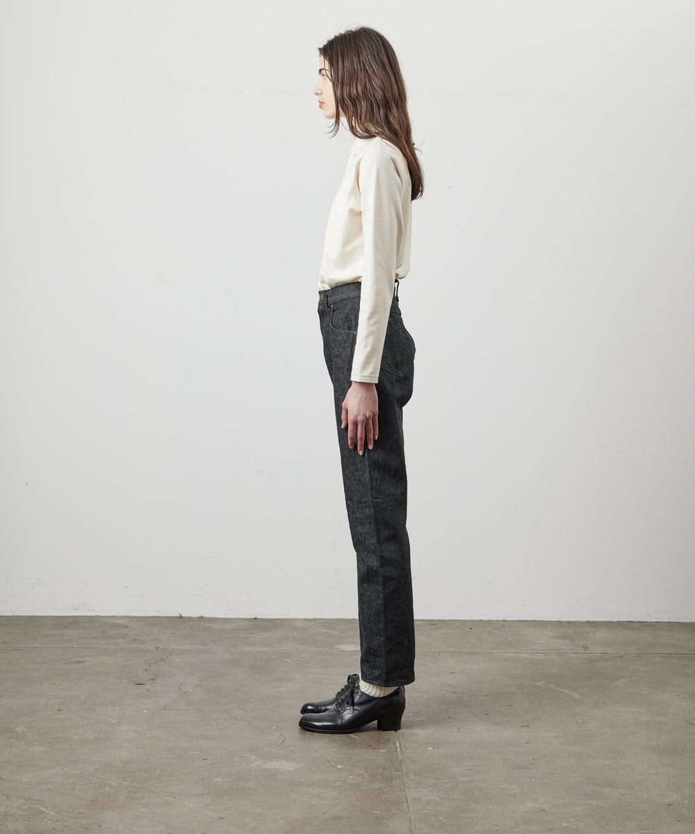 618 MARILYN Ⅱ DENIM BLACK  ONE WASH