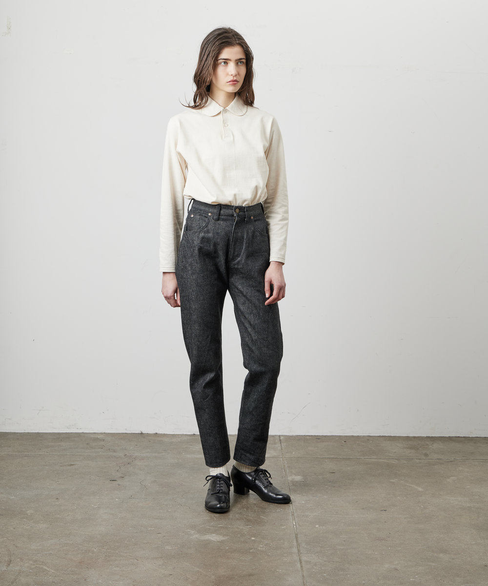 618 MARILYN Ⅱ DENIM BLACK  ONE WASH