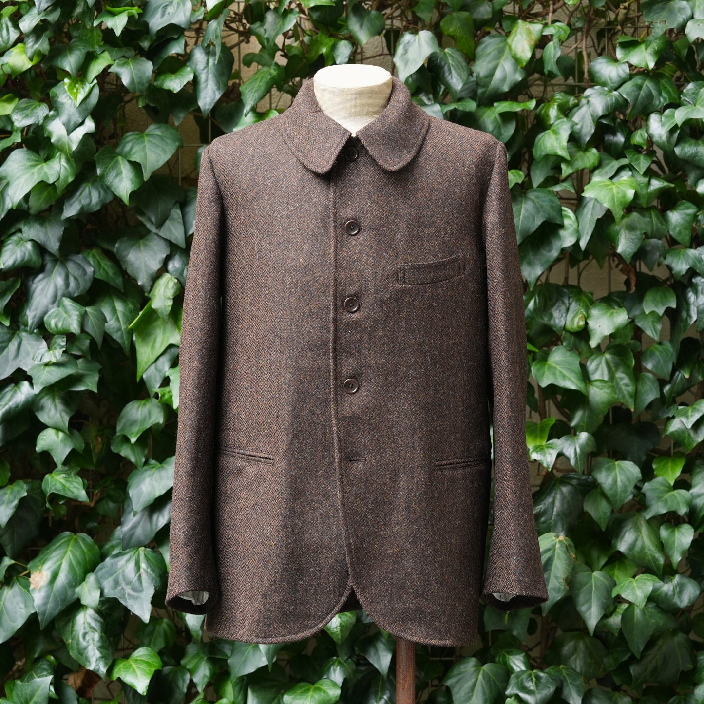 ALBERT SHETLAND TWEED HERRING-BONE