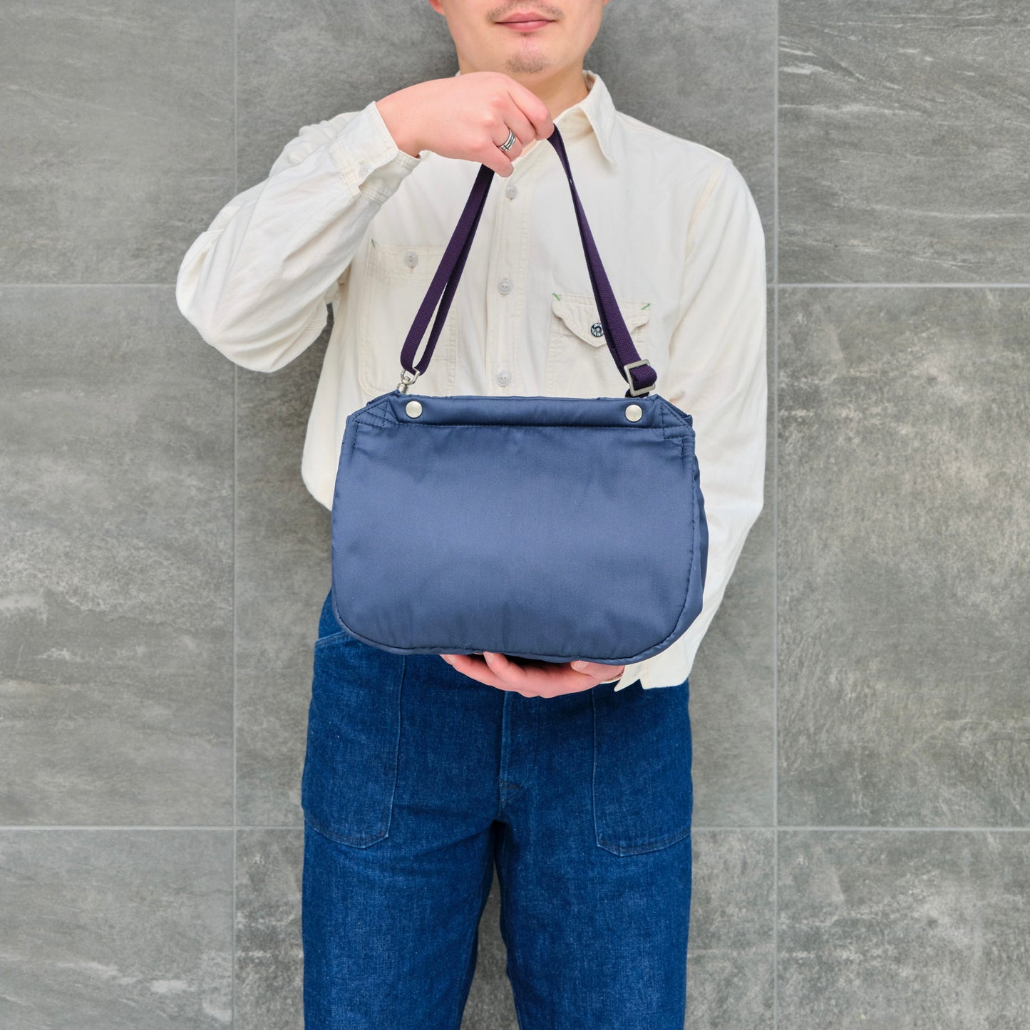 U.S.A.F. SMALL SHOULDER BAG NAVY