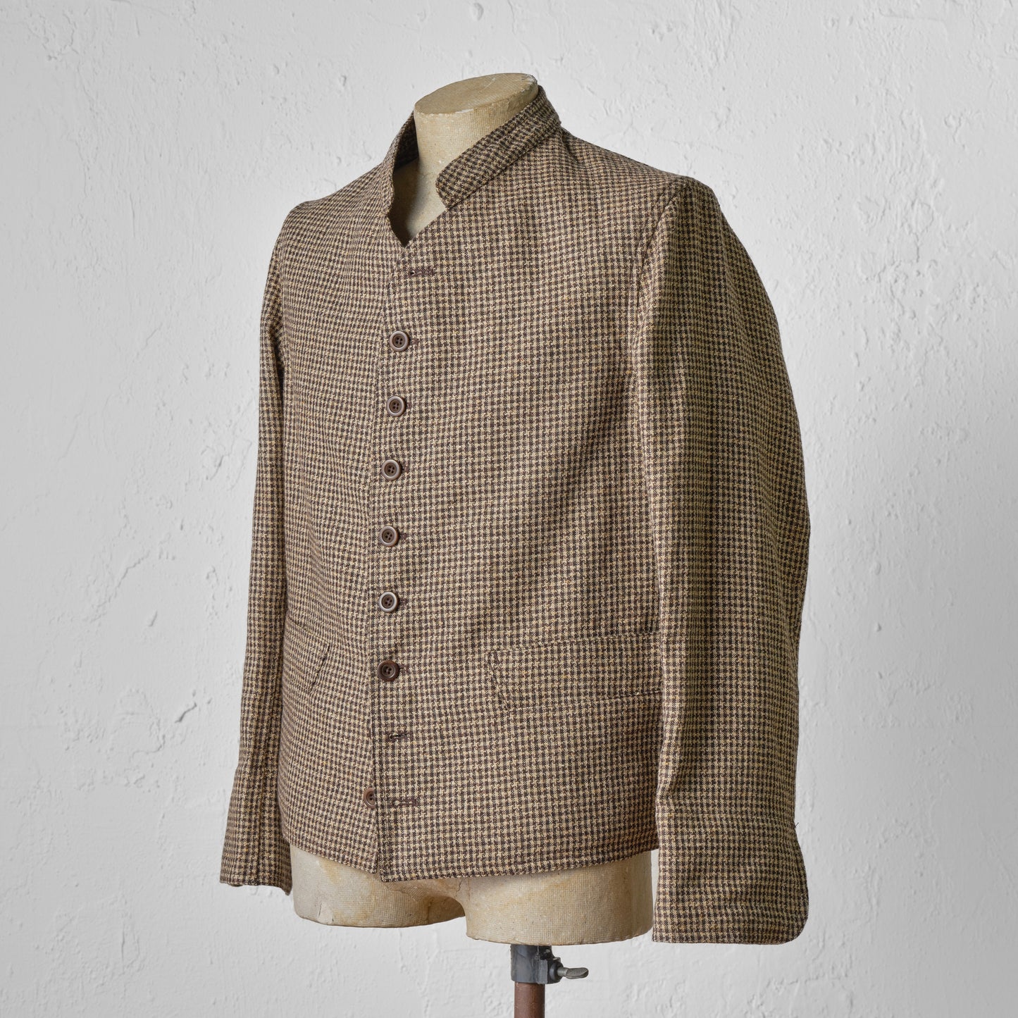 DOLMAN LINEN STAR HOUNDS' TOOTH