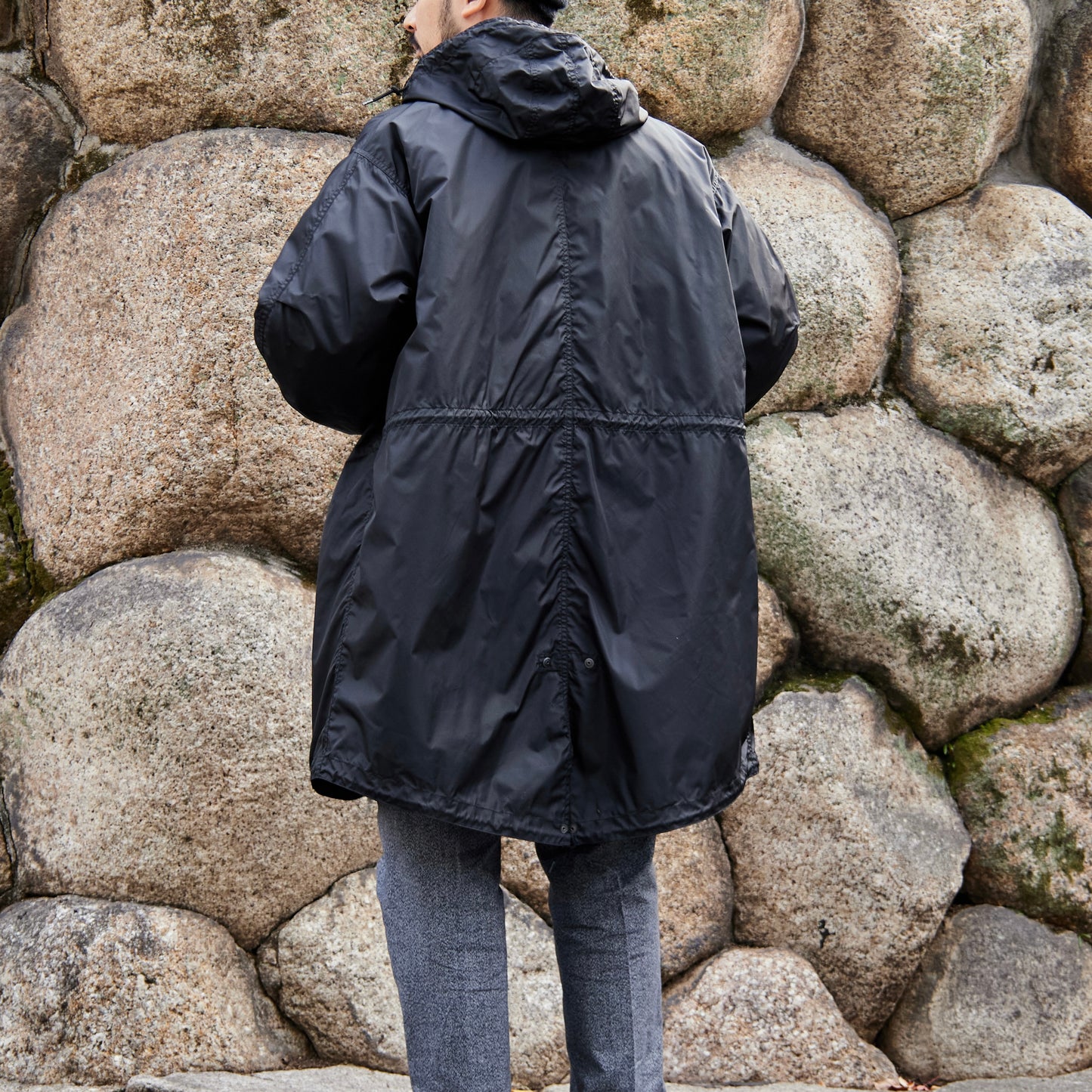 RMFC M51 FISHTAIL PARKA NYLON TAFFETA with DOWN LINER BLACK
