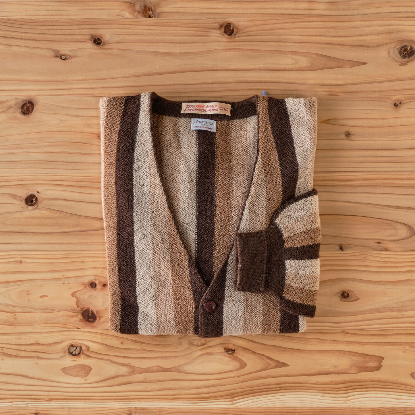 【NAGOYA LIMITED ITEM】 FANNI LEMMERMAYER 2PLY CARDIGAN 4TONE STRIPE