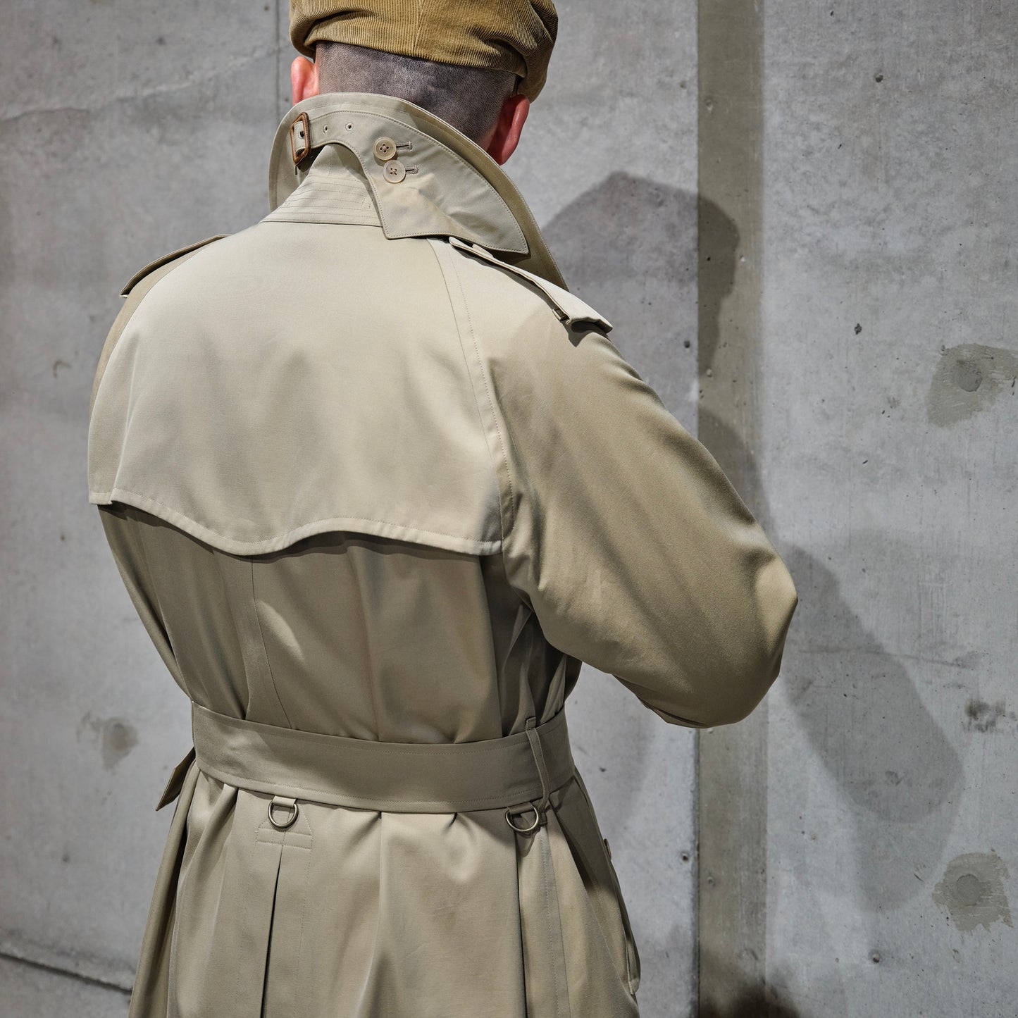TRENCH COAT GABARDINE BEIGE