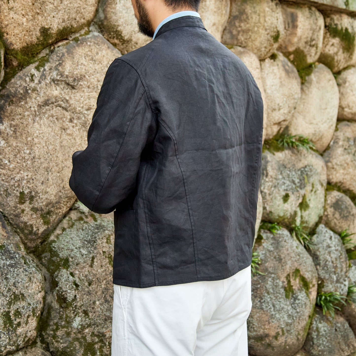 DOLMAN IRISH LINEN BLACK