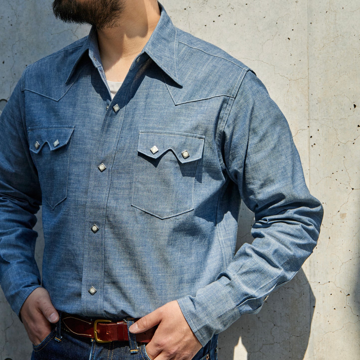 HARRISON SHIRTS CHAMBRAY