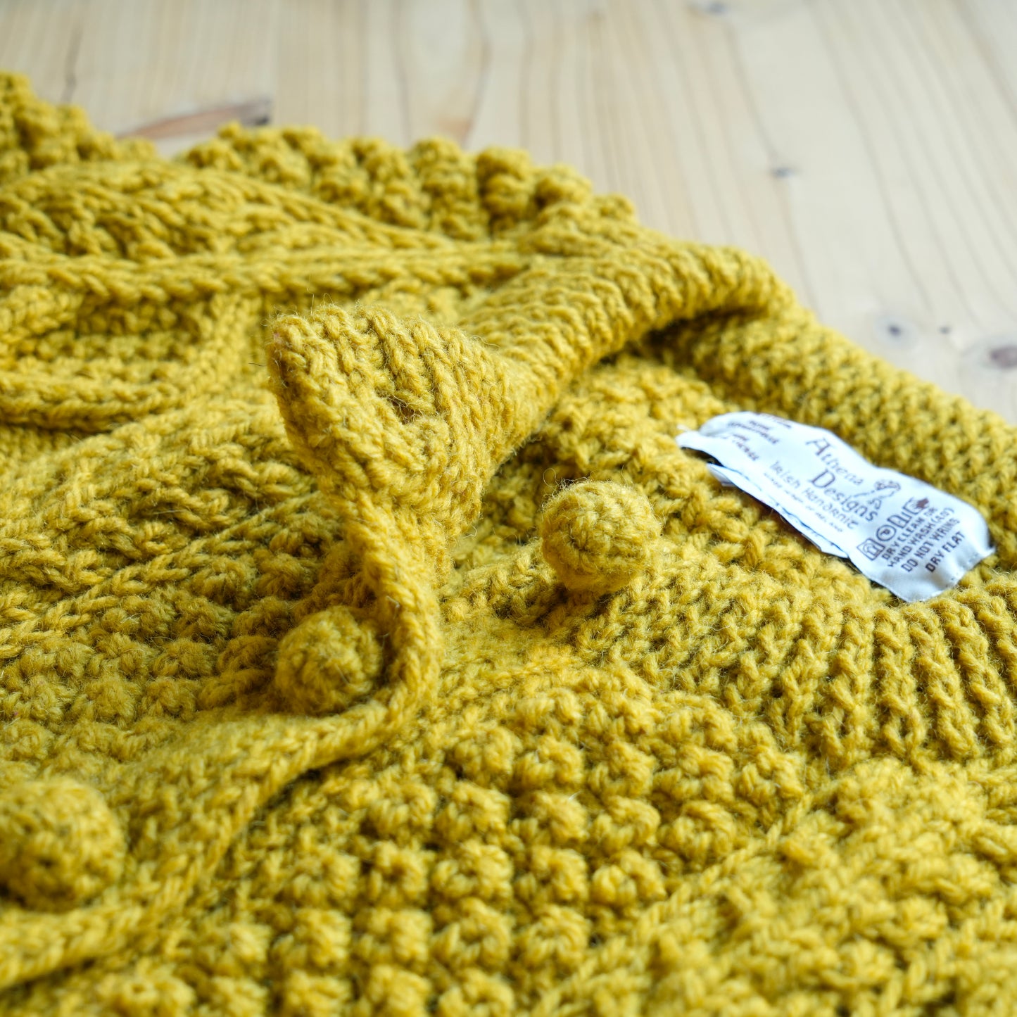 ATHENA DESIGNS for ANATOMICA ARAN CARDIGAN