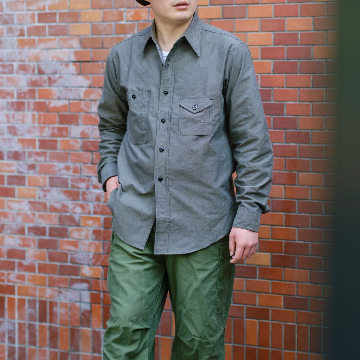 BIG YANK Y1934 SHIRTS HEATHER CHAMBRAY