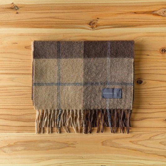 BEGG & CO CASHMERE SCARF CHECKS