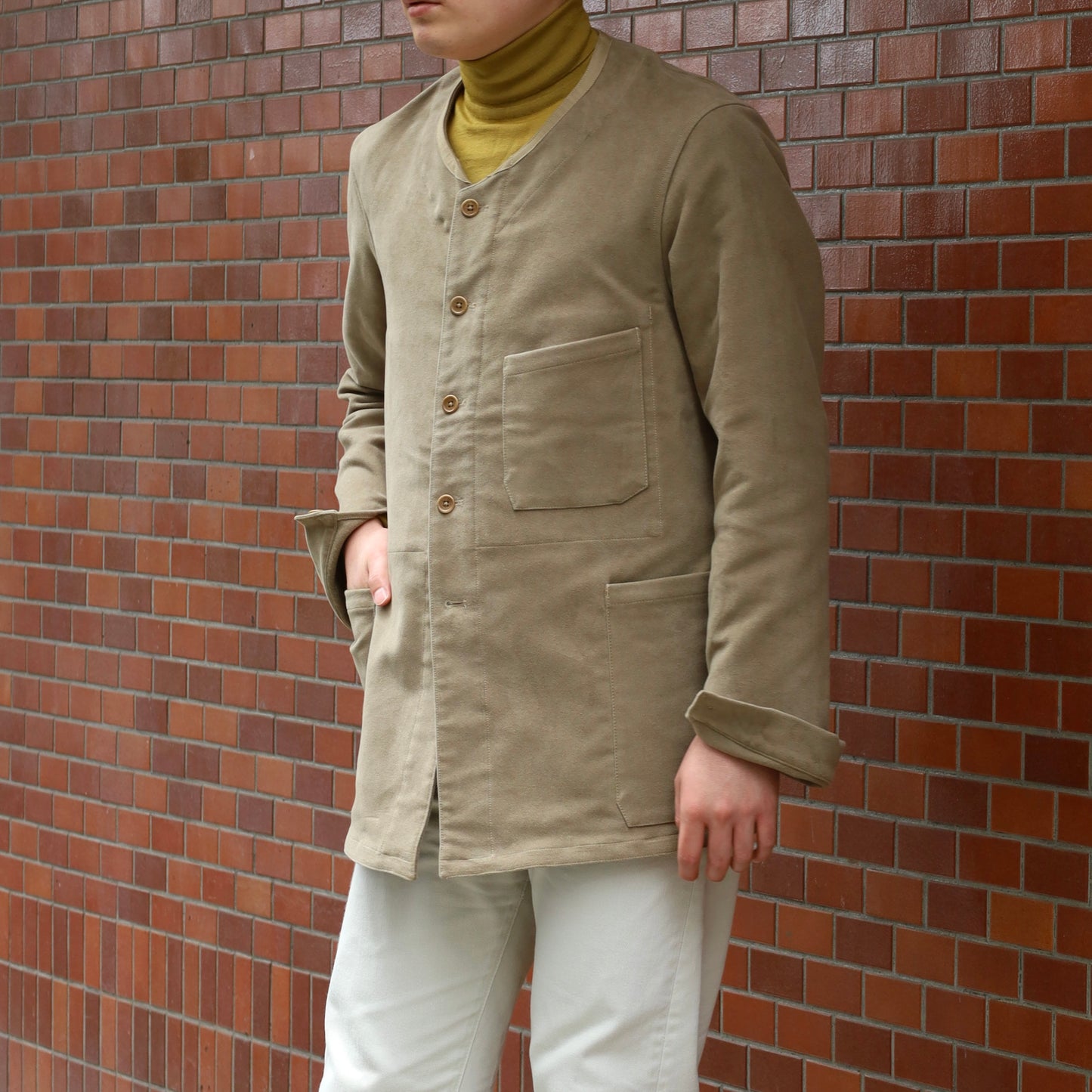 SAVOYARDE ENGLISH MOLESKIN LOVAT