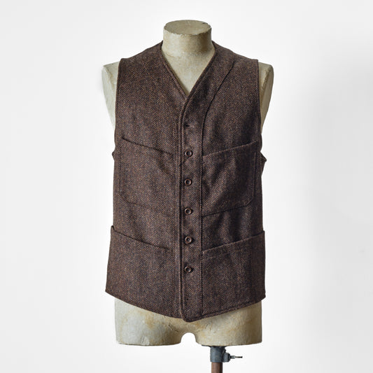 SAGAN SHETLAND TWEED HERRING-BONE