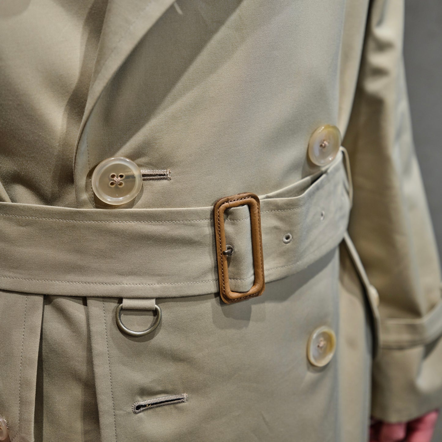 TRENCH COAT GABARDINE BEIGE