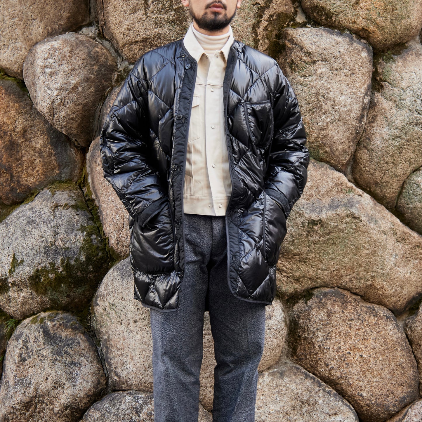 RMFC M51 FISHTAIL PARKA NYLON TAFFETA with DOWN LINER BLACK