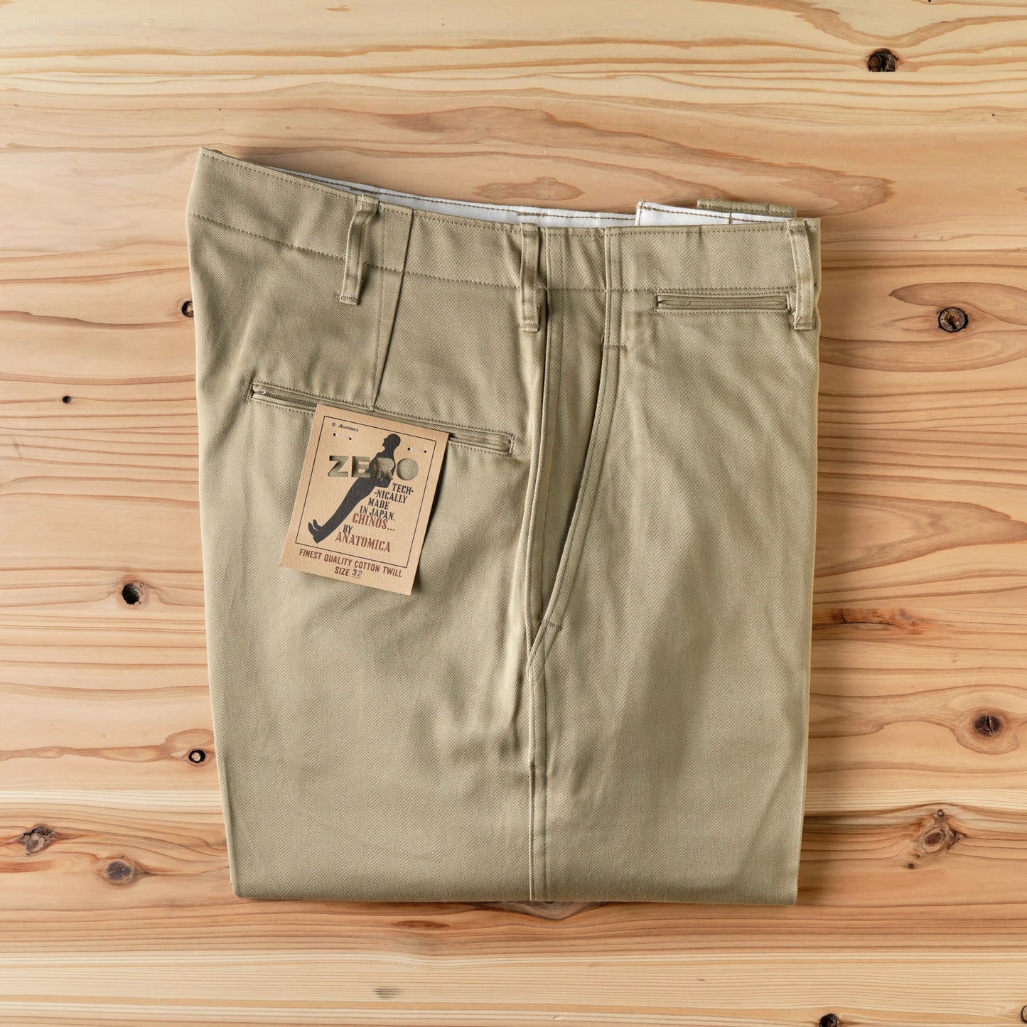 CHINO ZERO WESTPOINT KHAKI