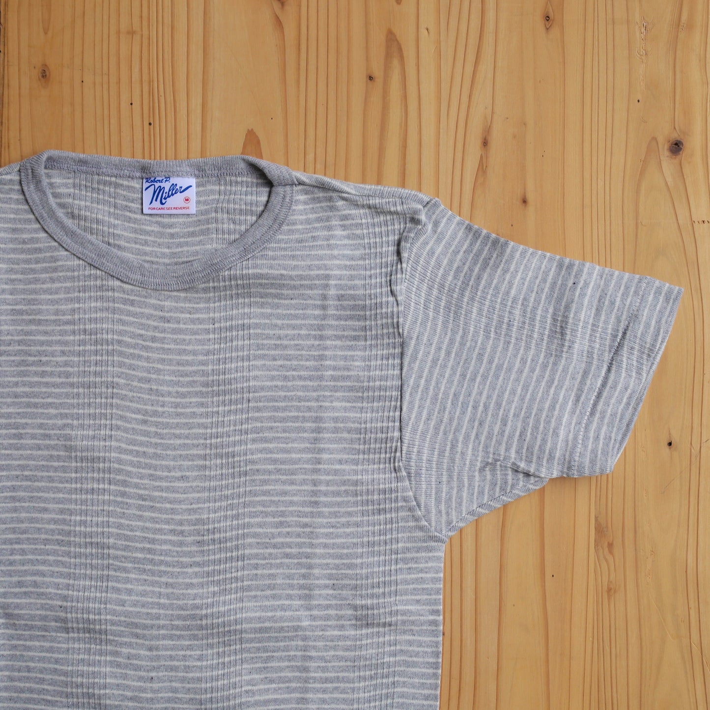 MILLER CREW NECK TEE S/S BORDER