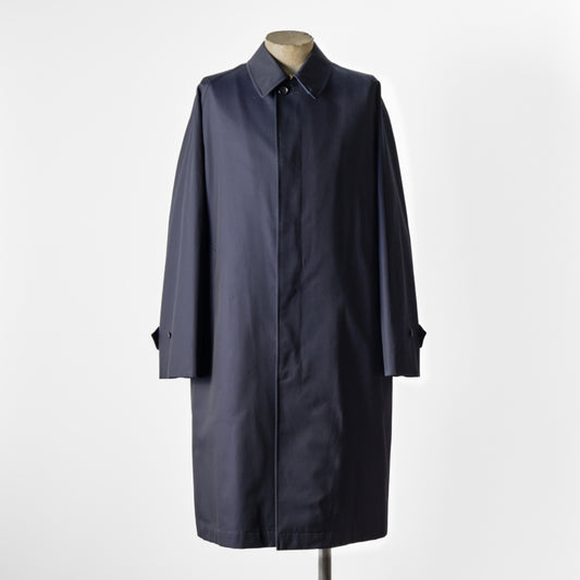 SINGLE RAGLAN COAT GABARDINE NAVY