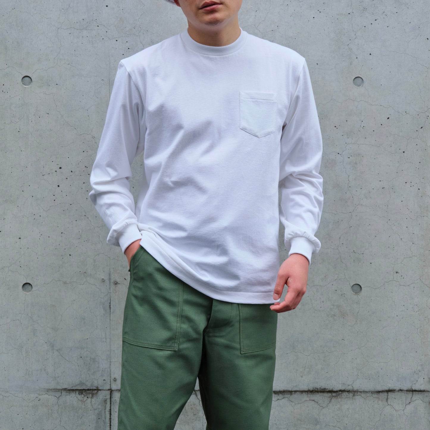 POCKET TEE L/S