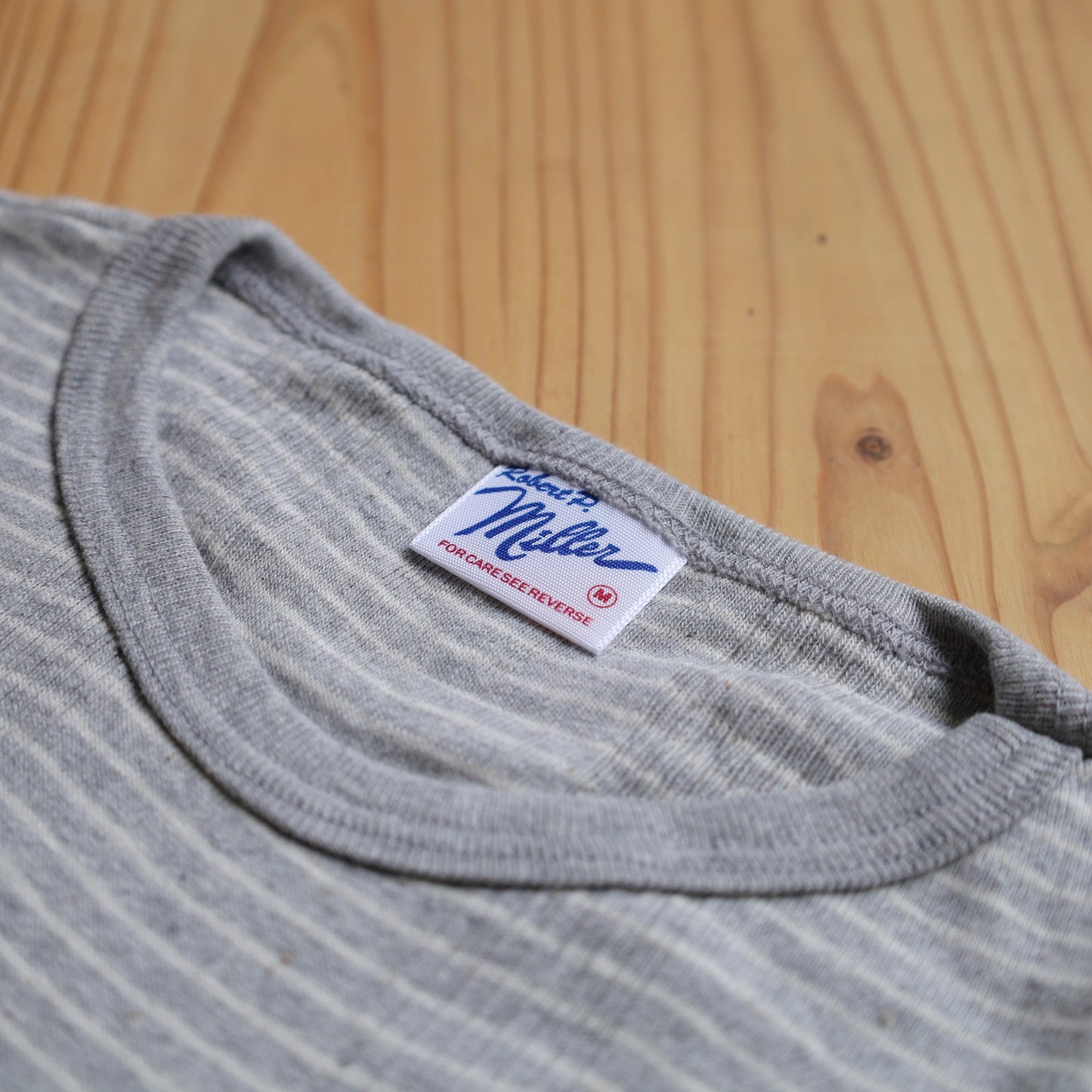 MILLER CREW NECK TEE S/S BORDER