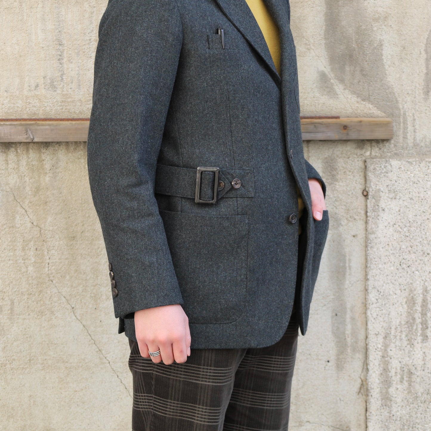 TRAVEL JACKET WOOL TWEED