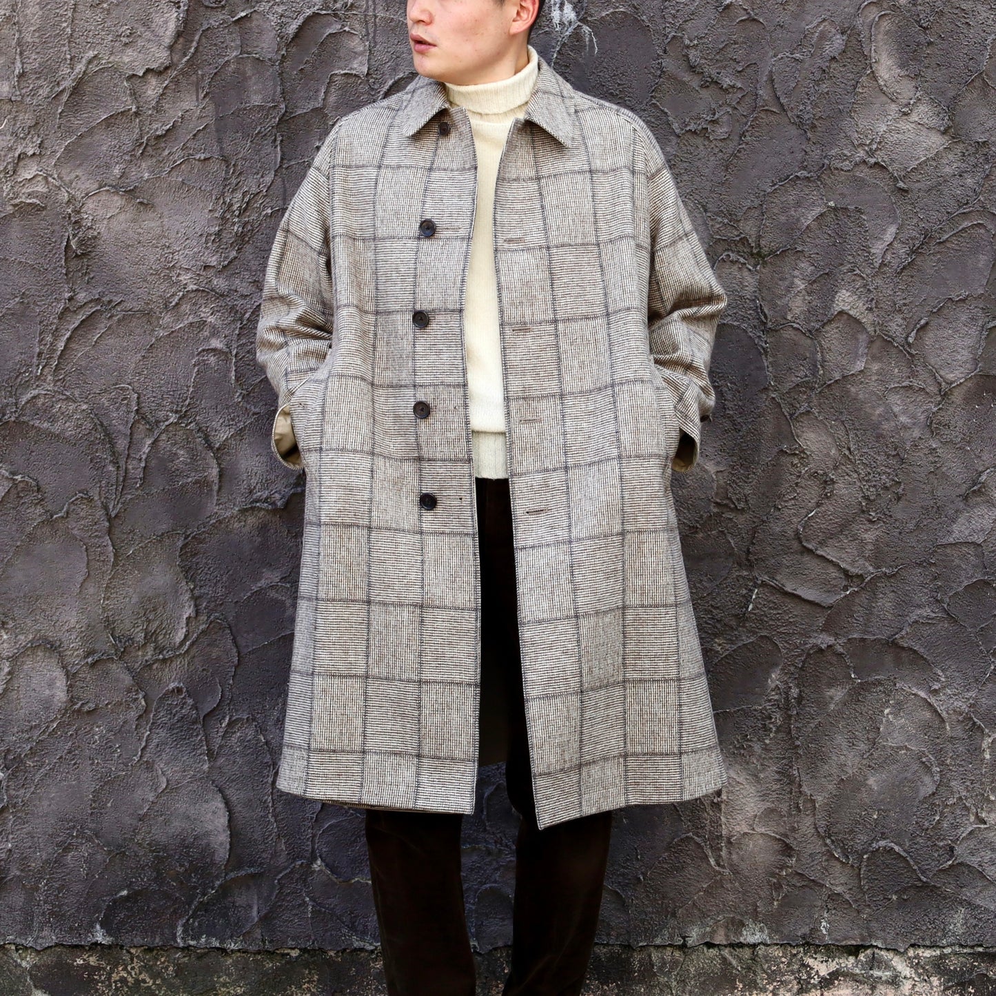 SINGLE RAGLAN COAT Ⅱ REVERSIBLE BEIGE