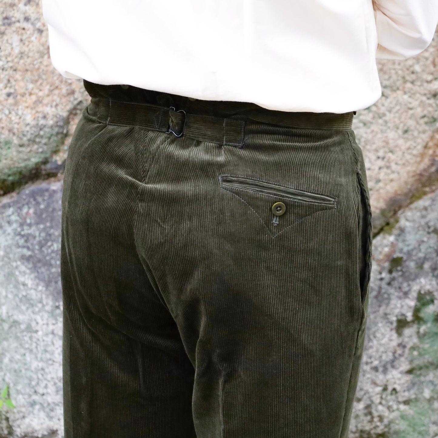 TENNIS BABY CORDUROY OLIVE