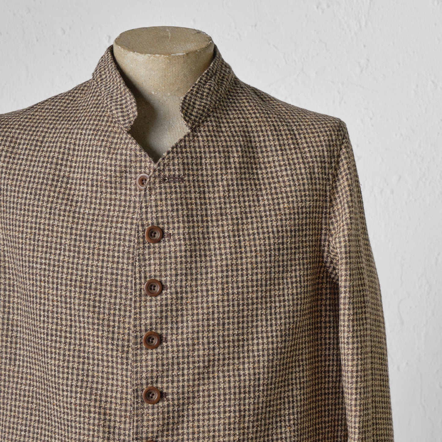 DOLMAN LINEN STAR HOUNDS' TOOTH