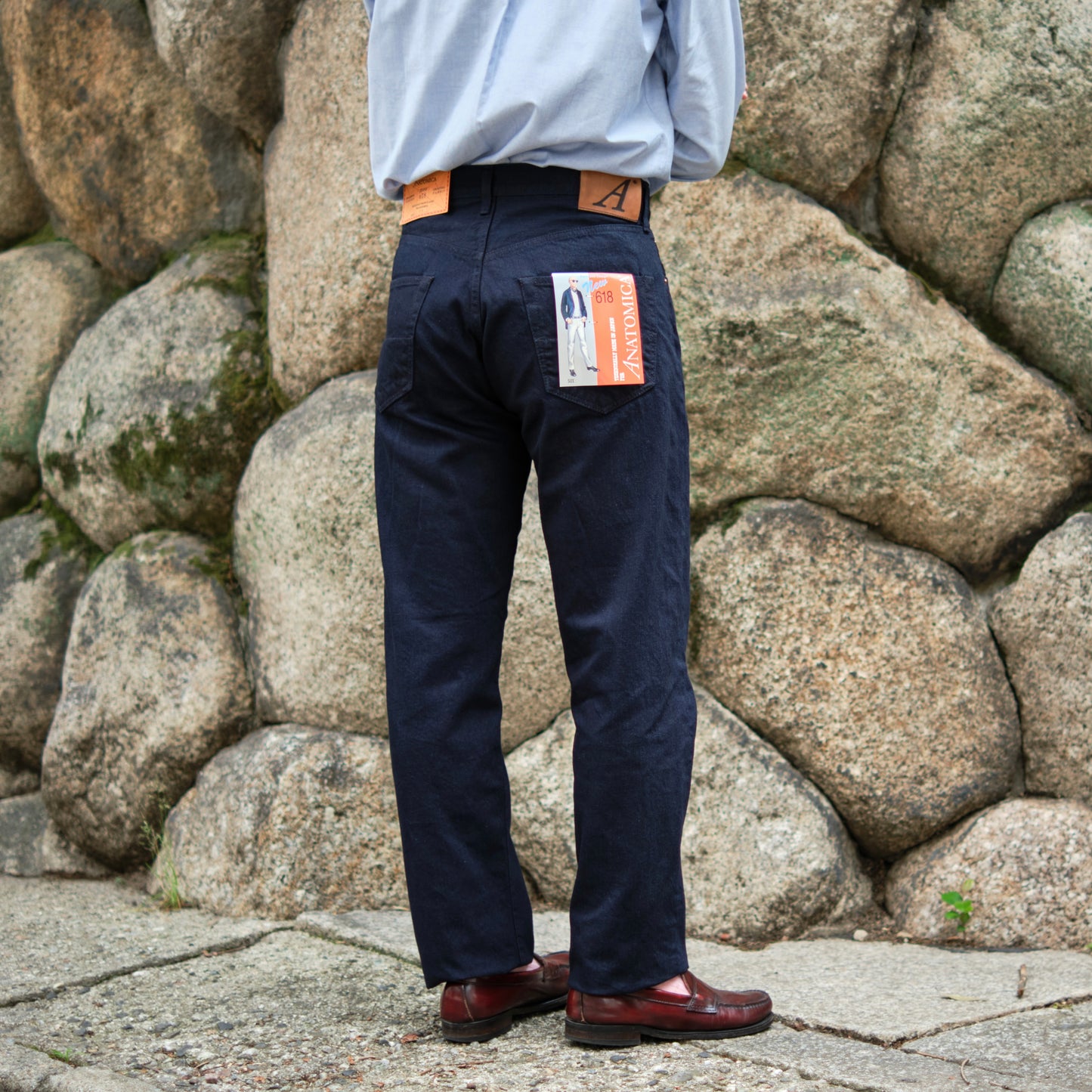 618 TAPERED DENIM DOUBLE INDIGO