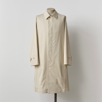 SINGLE RAGLAN COAT GABARDINE OYSTER