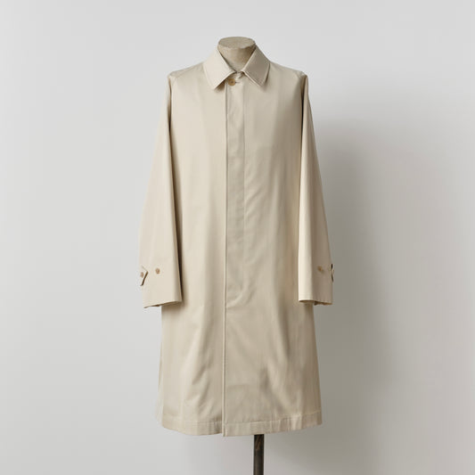 SINGLE RAGLAN COAT GABARDINE OYSTER