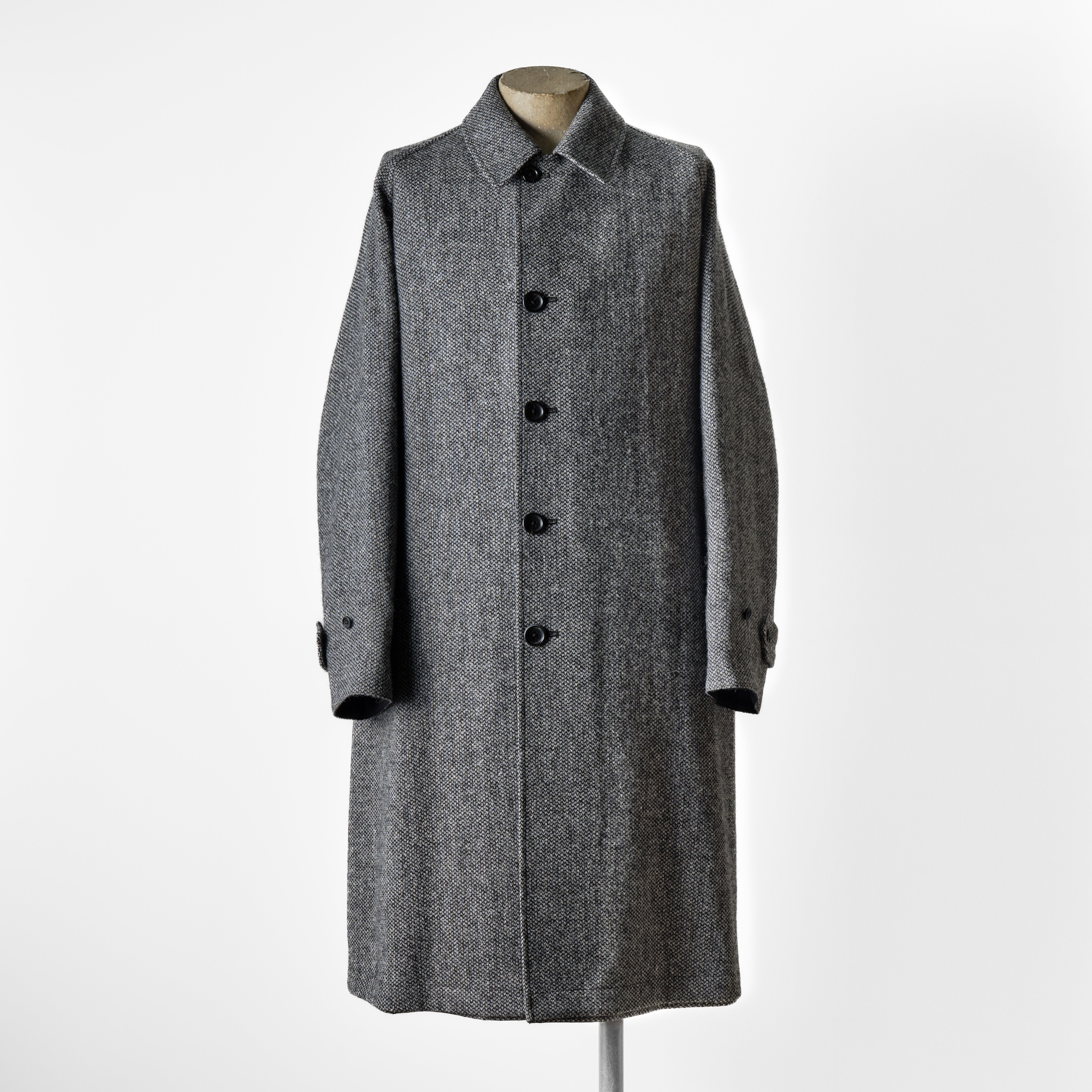 anatomica シングルラグランコート　リバーシブル　サイズ48 SINGLE RAGLAN COAT Ⅱ REVERSIBLE BLACK – ANATOMICA NAGOYA