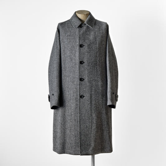 SINGLE RAGLAN COAT Ⅱ REVERSIBLE BLACK