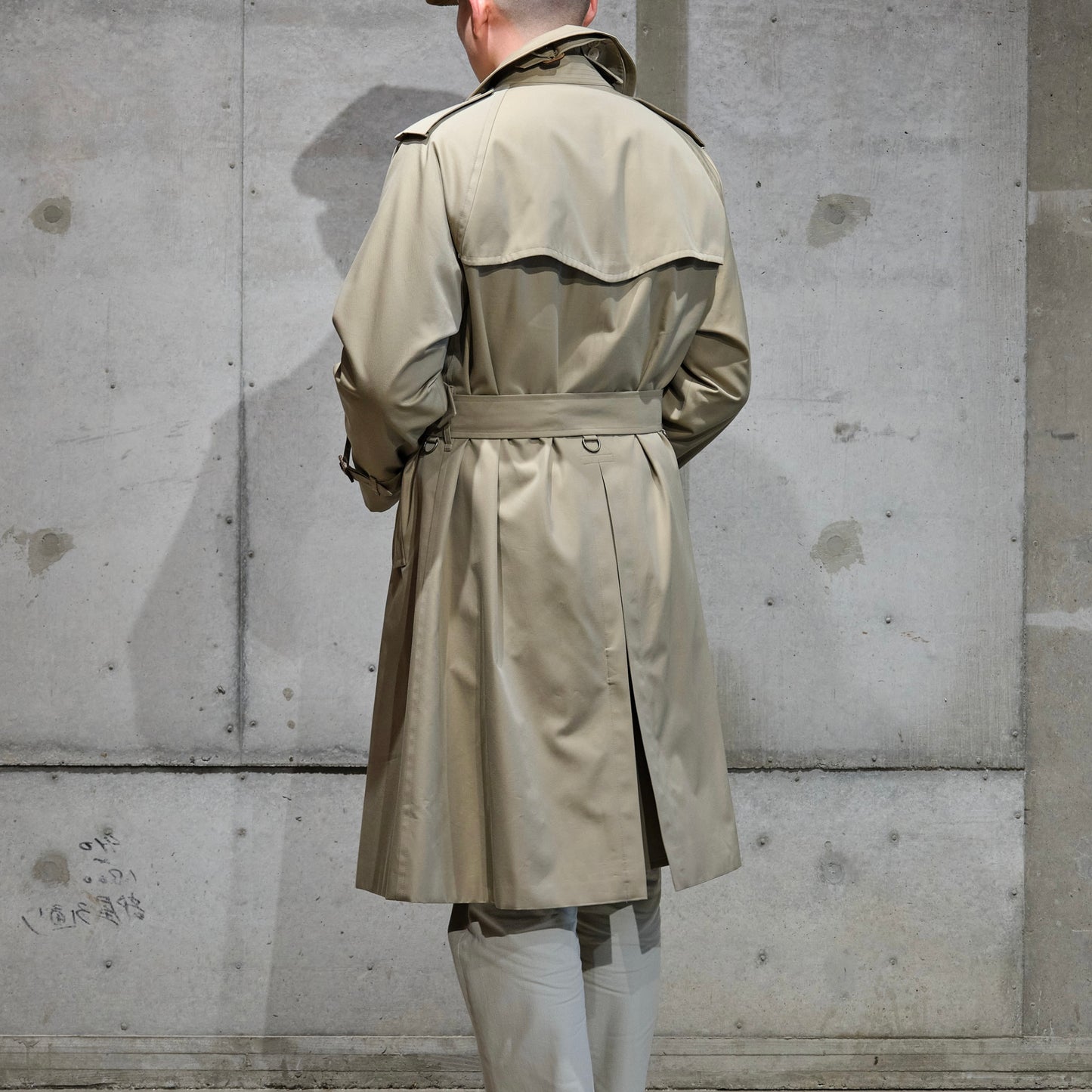 TRENCH COAT GABARDINE BEIGE