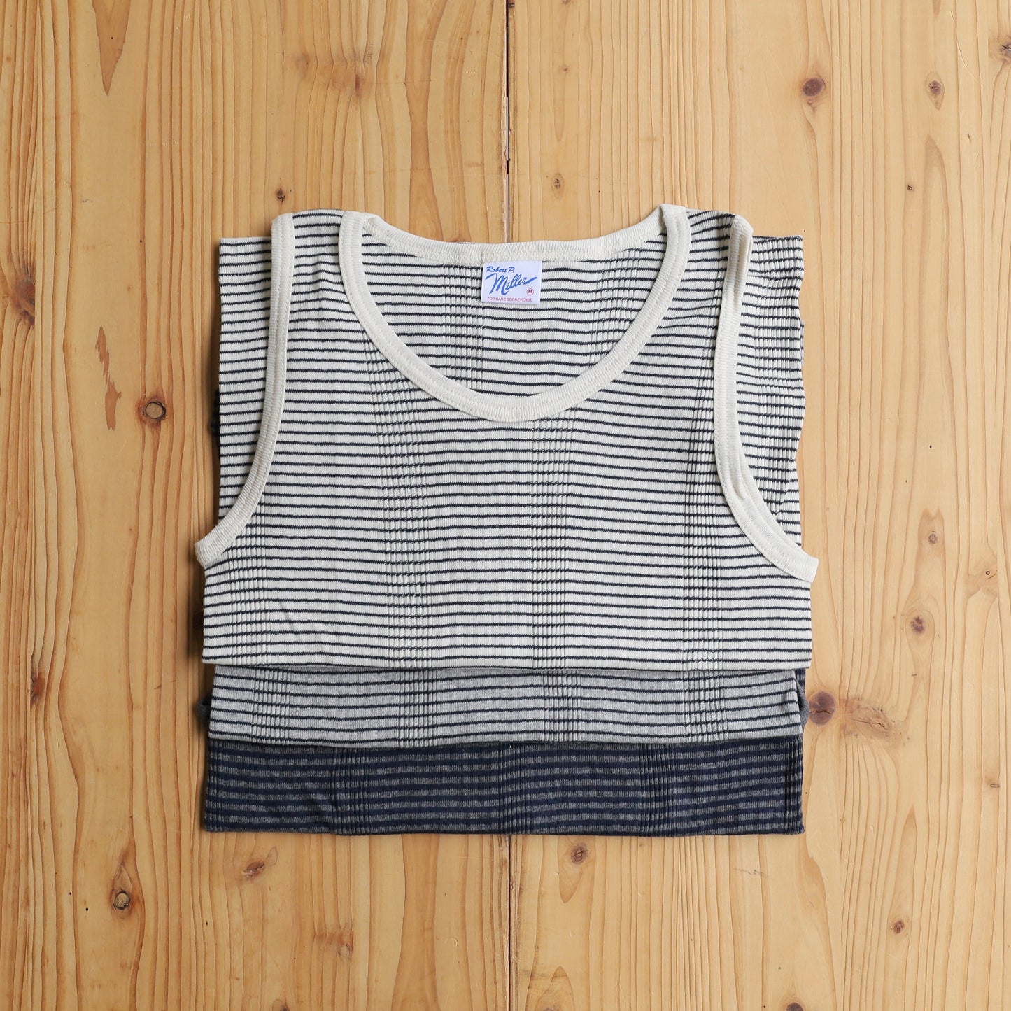 MILLER CREW NECK TANK-TOP BORDER