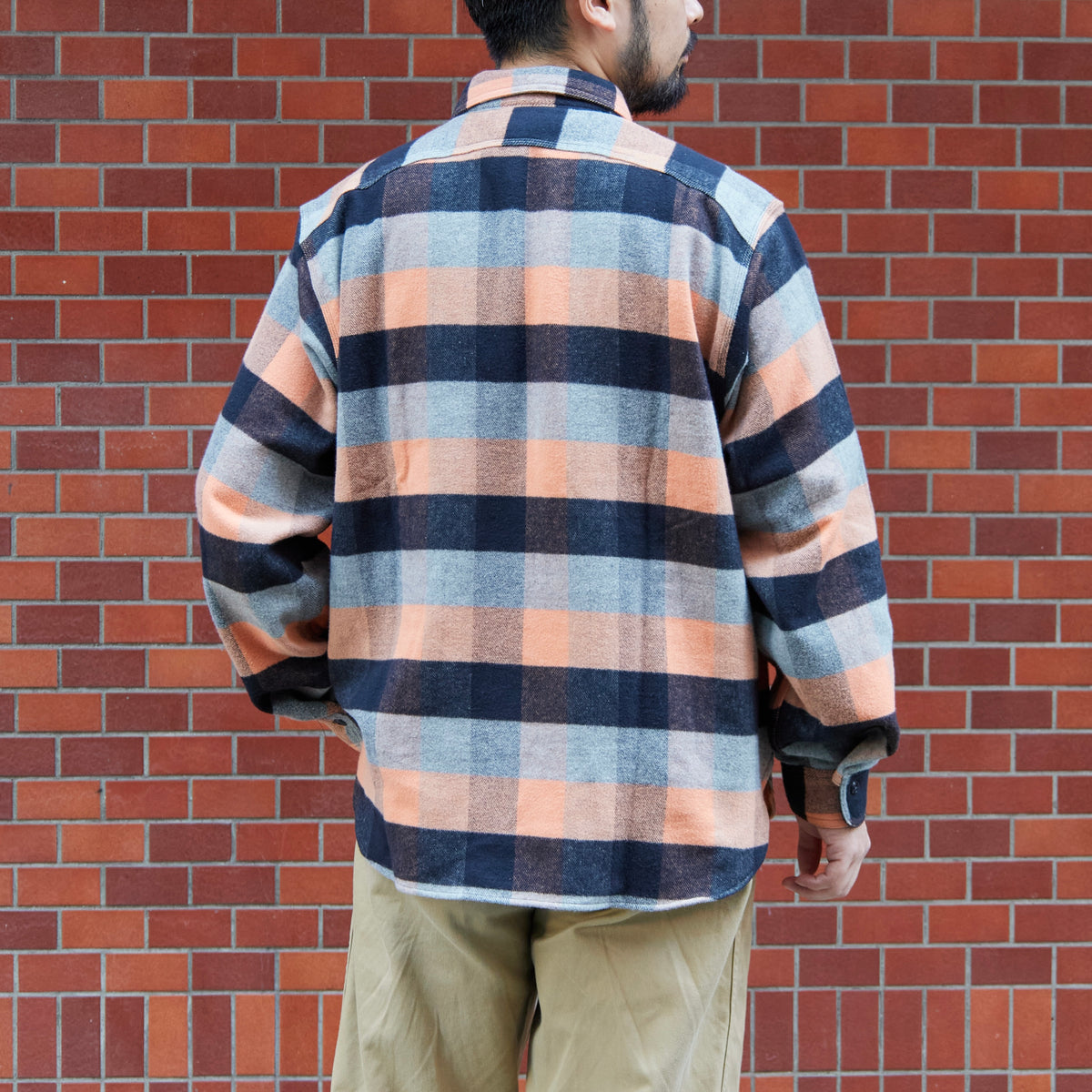 【Launch on September 12th】BIG YANK Y1936 HALF-ZIP SHIRTS FLANNEL BROCK CHECK