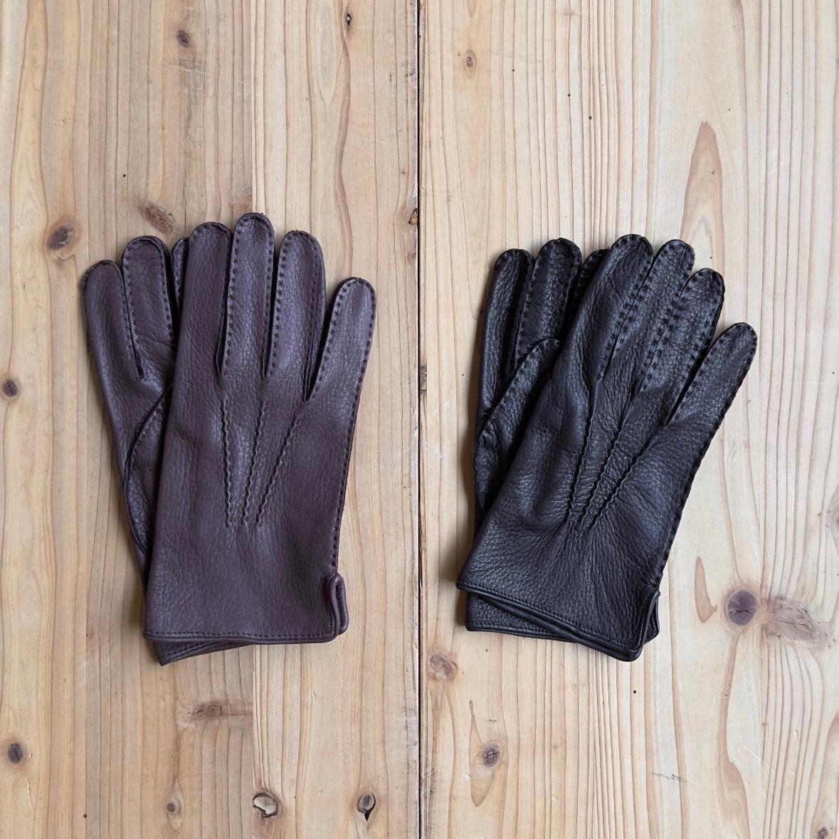 POUJADE GLOVES DEERSKIN UNLINED