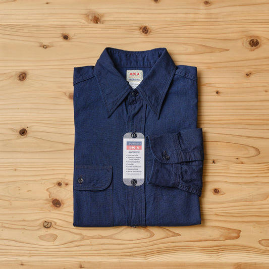 BIG A / PETER CHAMBRAY DK.INDIGO