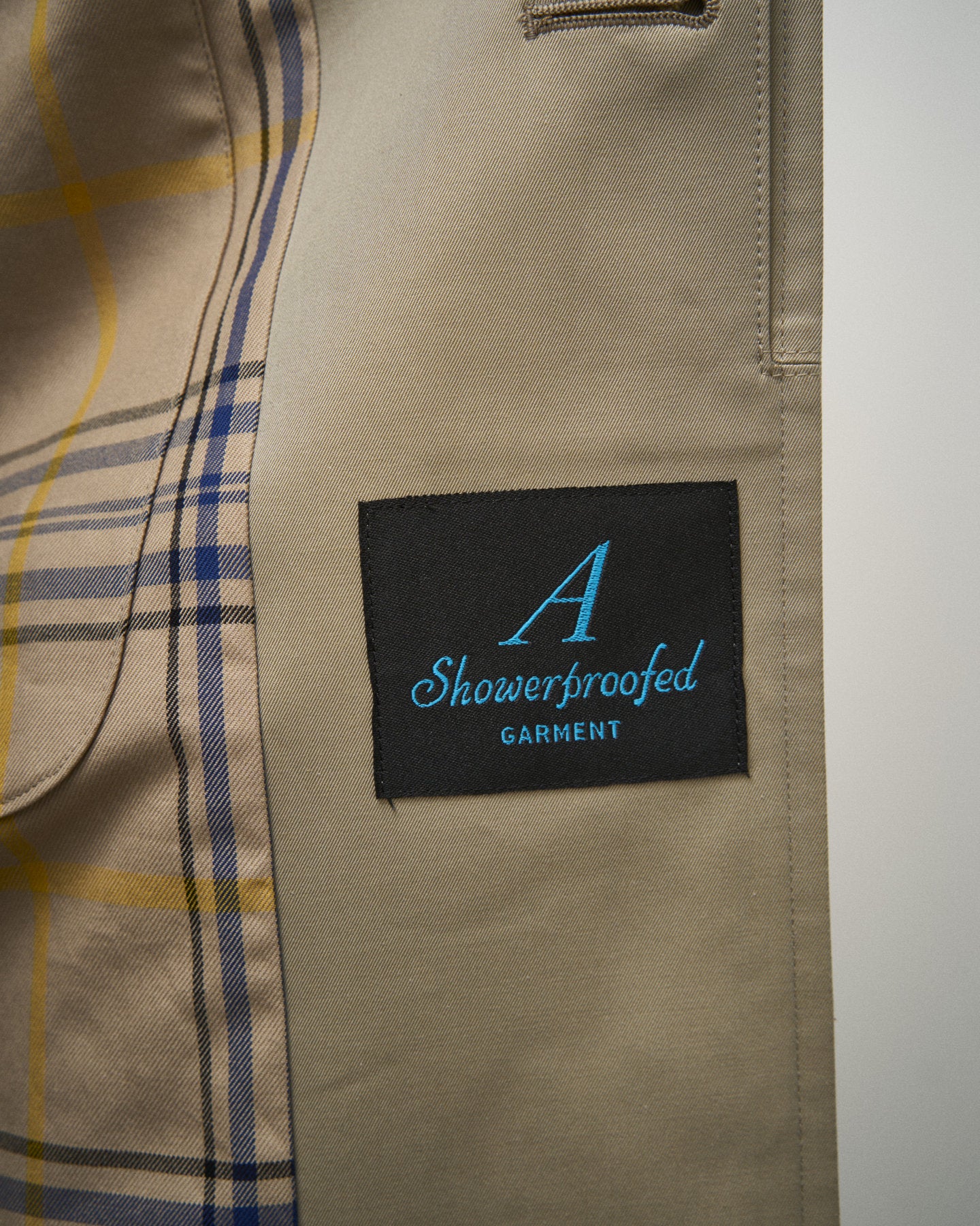 SINGLE RAGLAN COAT GABARDINE BEIGE