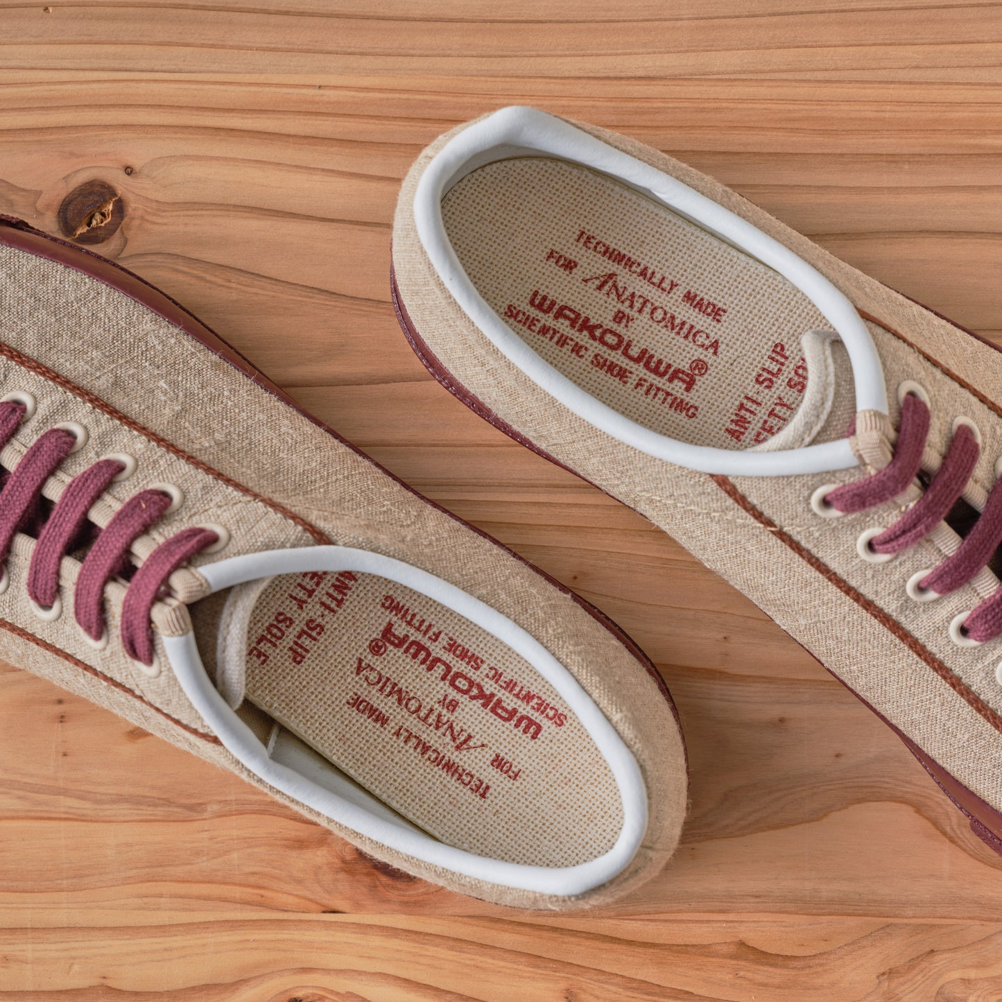 WAKOUWA DECK'N COURT LOW-TOP VINTAGE SHEETS