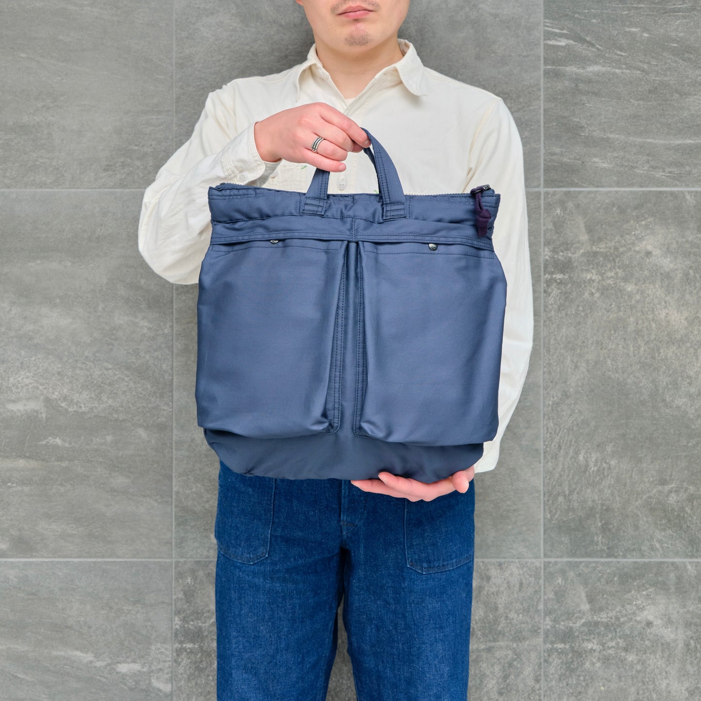 U.S.A.F. HELMET BAG NAVY SMALL