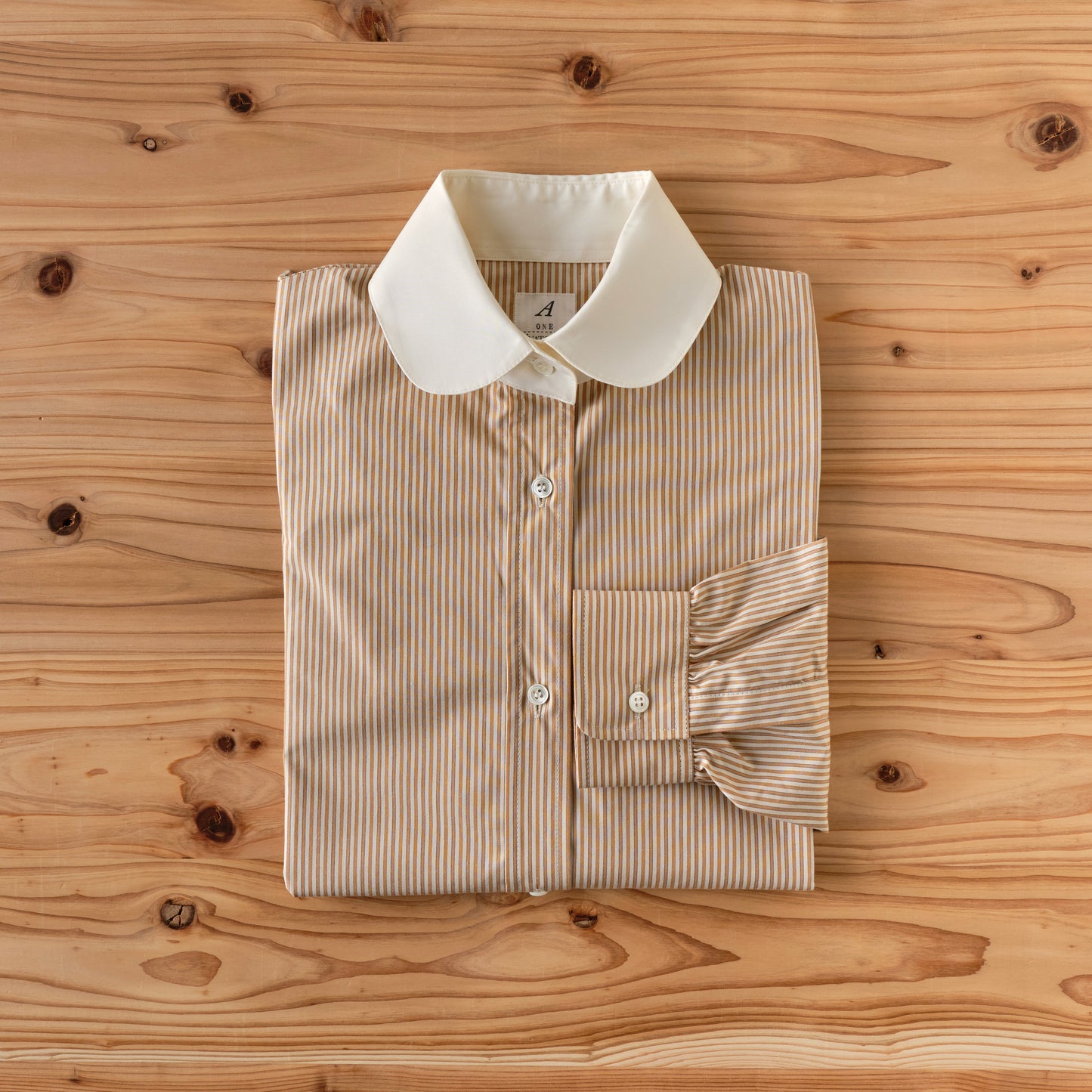 LiZZiE-R SHIRTS BEIGE STRIPE