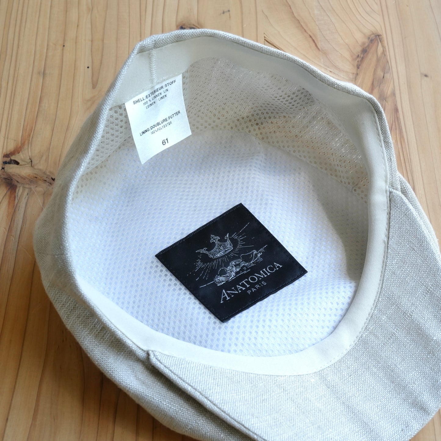 FLAT PANEL CAP LINEN