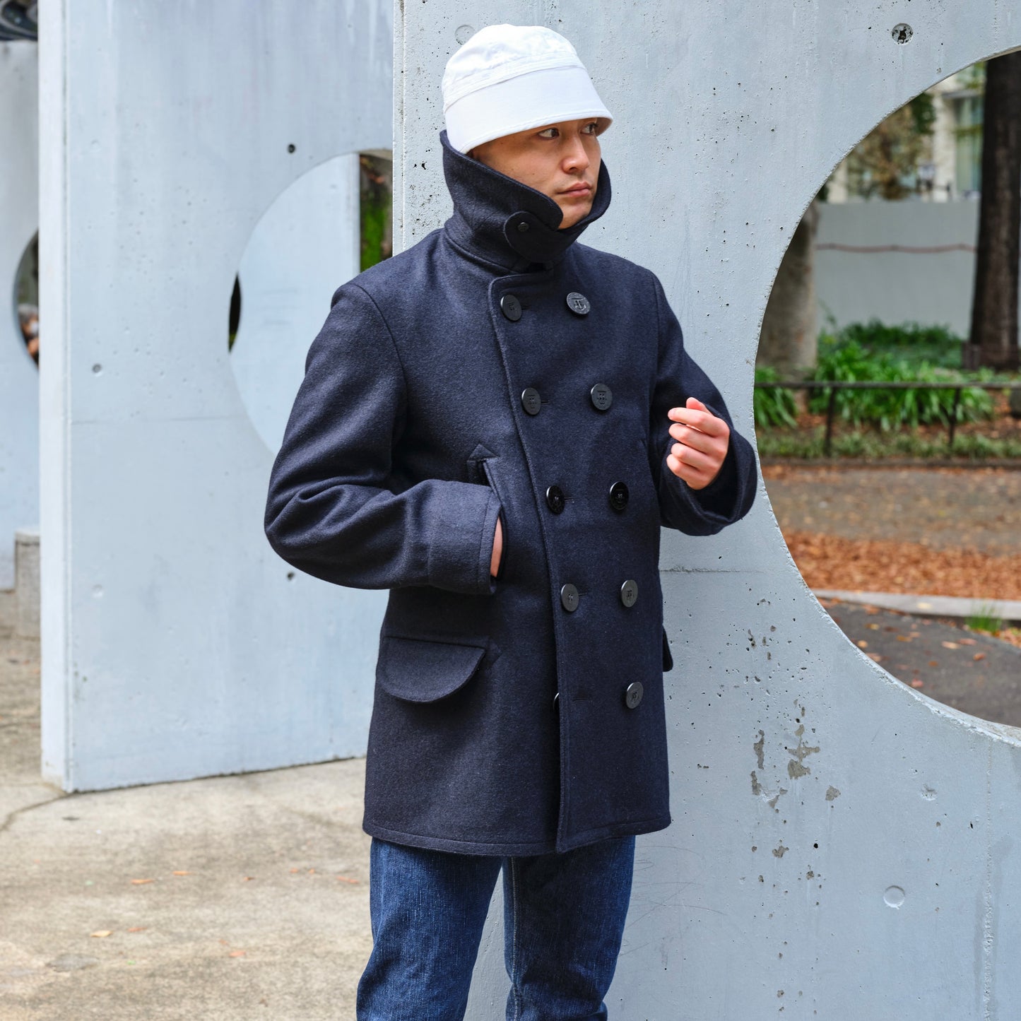 PEA COAT UNLINED MADE IN FRANCE
