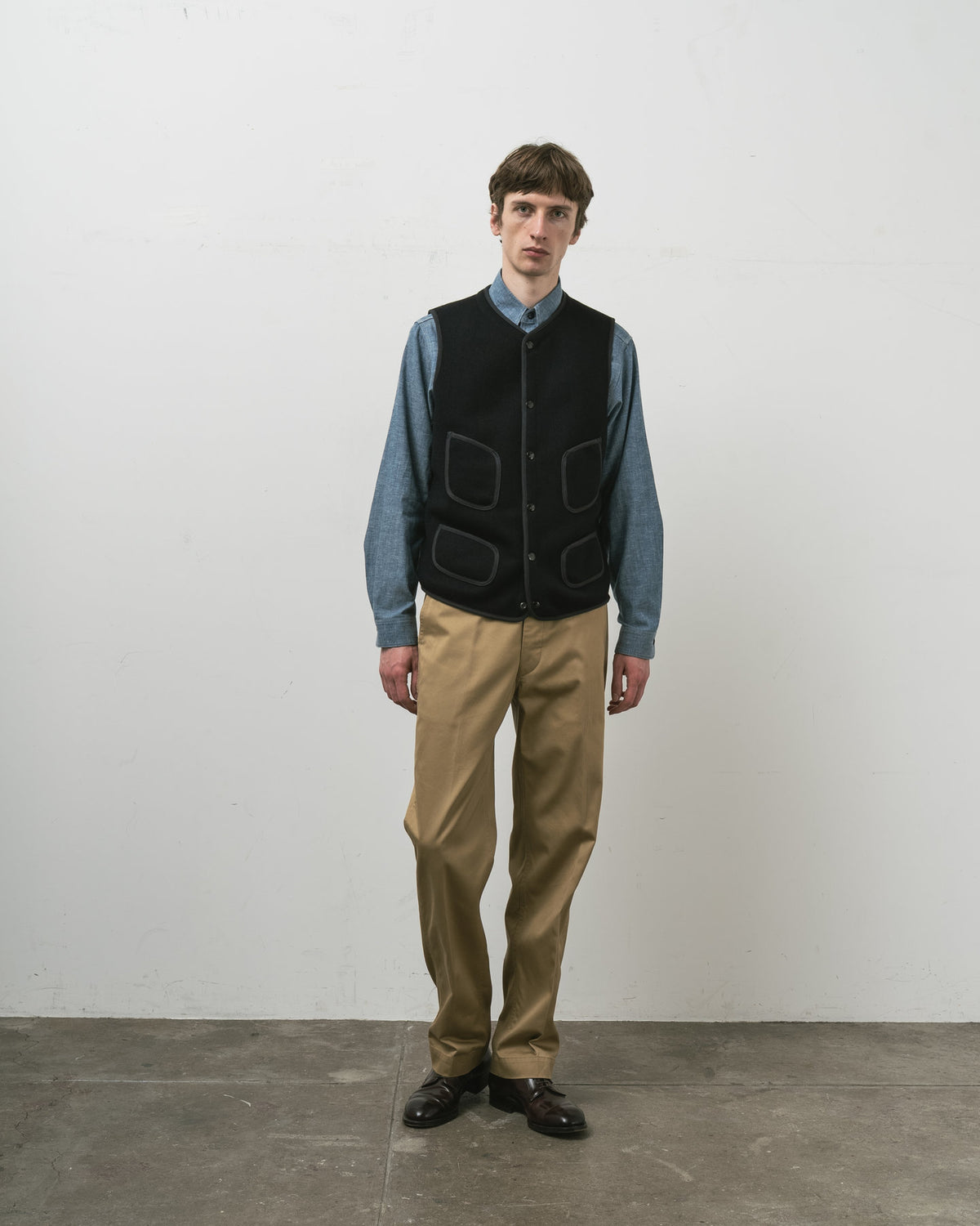 【Restock on Saturday, October 10th】 BEACH CLOTH VEST NAVY