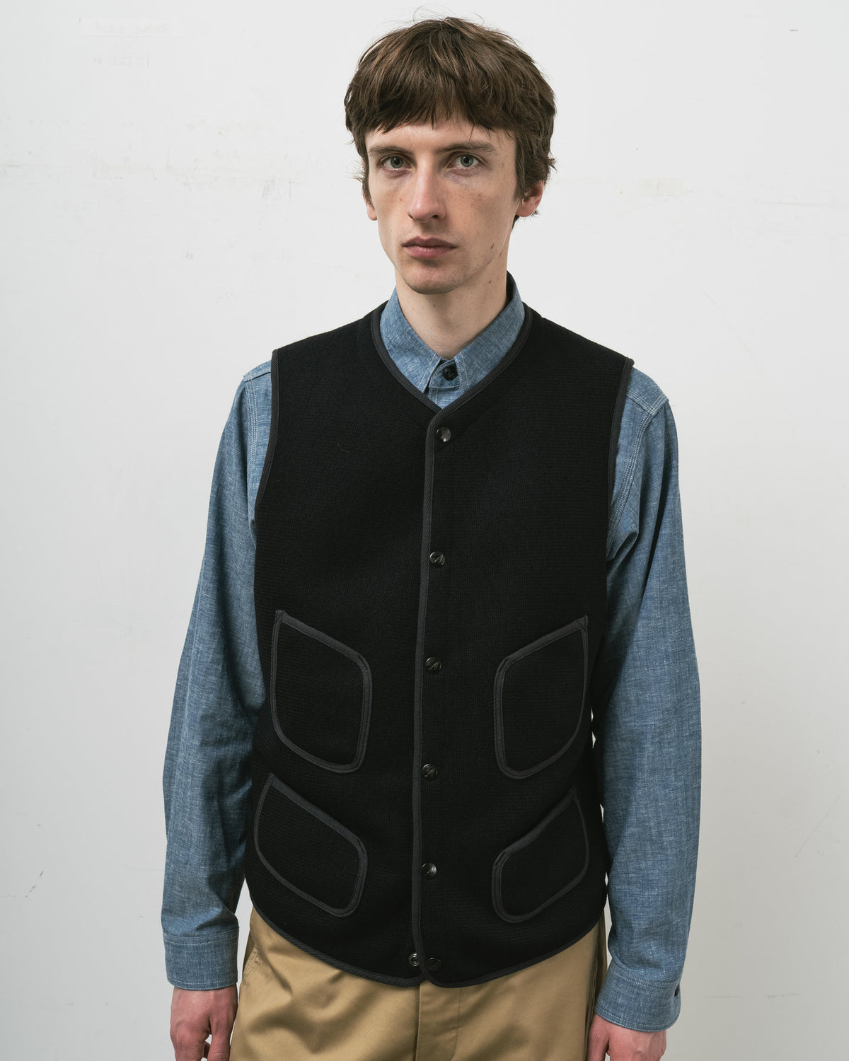 【Restock on Saturday, October 10th】 BEACH CLOTH VEST NAVY